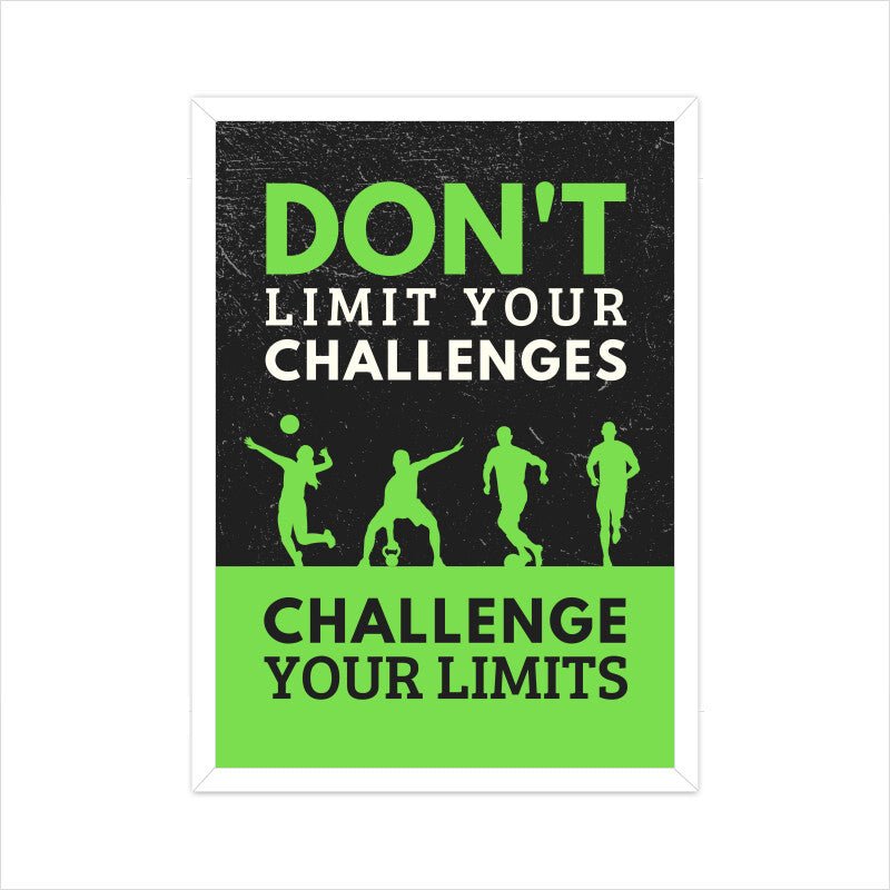 Chanlenge Your Limits - Poster - Vibe TownChanlenge Your Limits - Poster