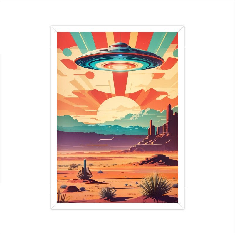 Alien Invasion Abstract - Vibe TownAlien Invasion Abstract