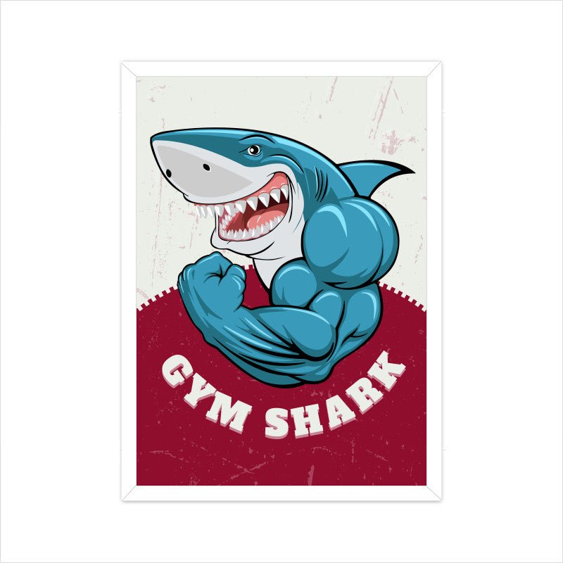 Gym Shark - Poster - Vibe TownGym Shark - Poster