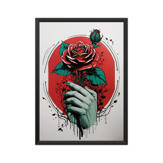 Lady & Flower - Poster - Vibe TownLady & Flower - Poster