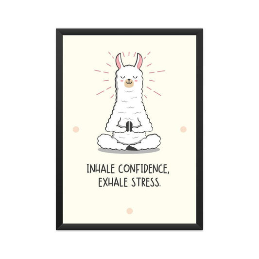 Meditating Lama - Poster - Vibe TownMeditating Lama - Poster