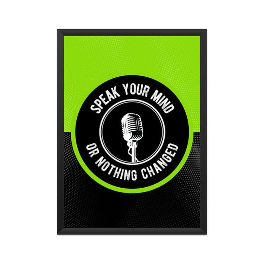 Speak Up - Poster - Vibe TownSpeak Up - Poster