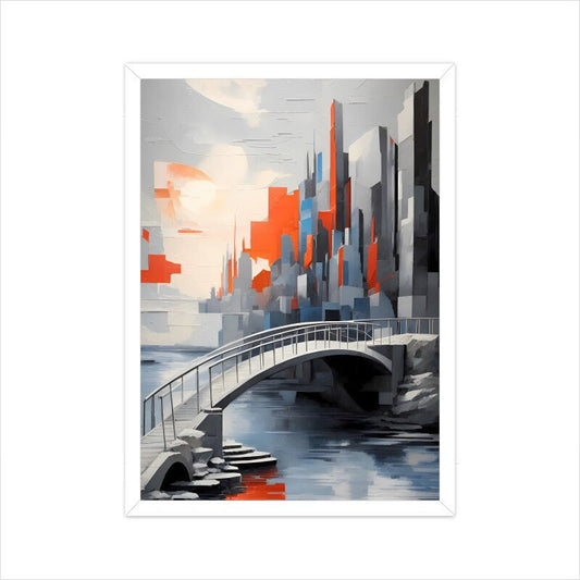Abstract Architecture - Framed Poster - Vibe TownAbstract Architecture - Framed Poster