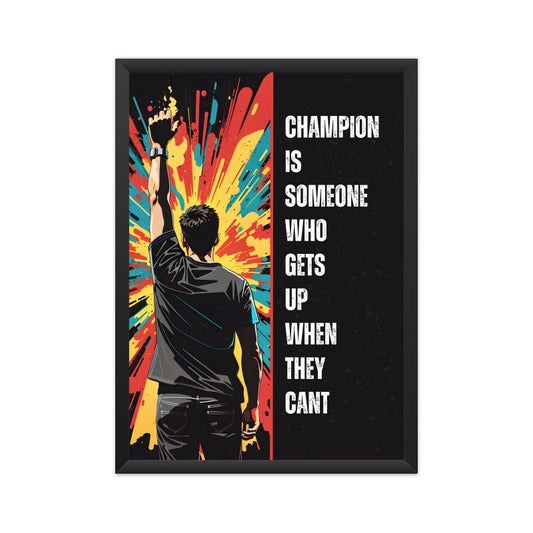 Champion - Poster - Vibe TownChampion - Poster