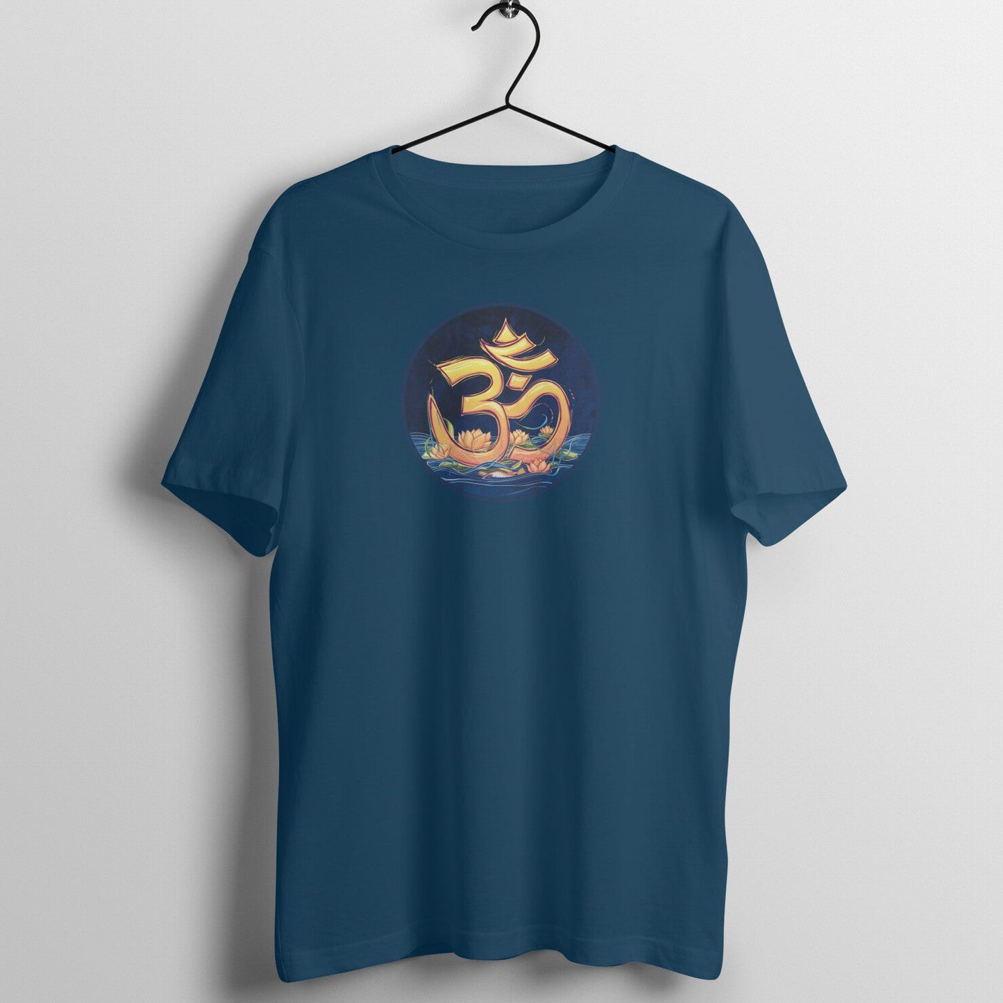 Golden Aum - Cool Men's Yoga T-Shirt - Vibe TownGolden Aum - Cool Men's Yoga T-Shirt