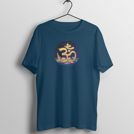 Golden Aum - Cool Men's Yoga T-Shirt - Vibe TownGolden Aum - Cool Men's Yoga T-Shirt