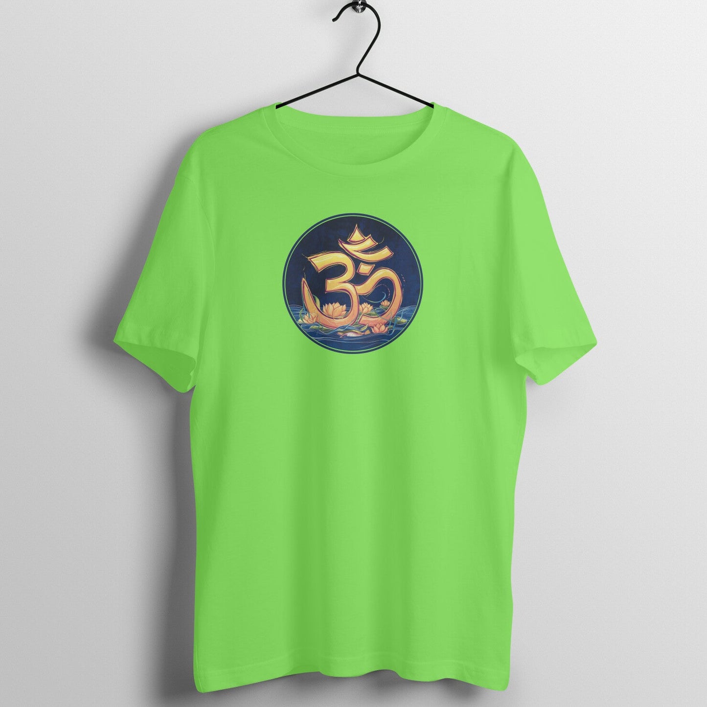Golden Aum - Cool Men's Yoga T-Shirt - Vibe TownGolden Aum - Cool Men's Yoga T-Shirt