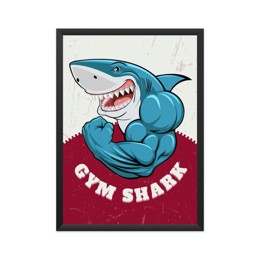 Gym Shark - Poster - Vibe TownGym Shark - Poster