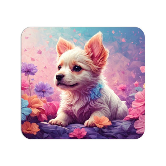 Puppies & Flower - Mouse Pad - Vibe TownPuppies & Flower - Mouse Pad