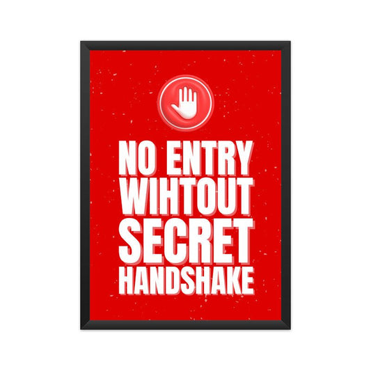 No Entry - Poster - Vibe TownNo Entry - Poster