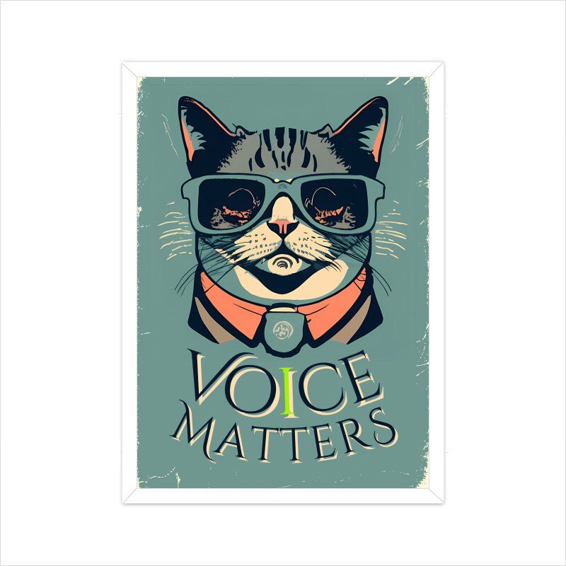 Voice Matters Gatoo - A3 Poster - Vibe TownVoice Matters Gatoo - A3 Poster